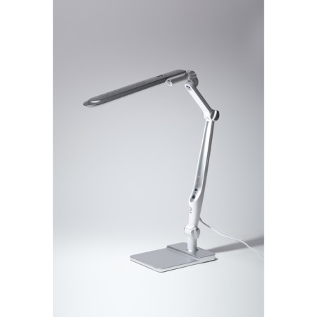 NLED-497-12W-S desktop lamp on the clamp and with the base of silver-5