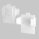 A set of plugs for the built-in track system Technical Tra084EC-12W, 3.3x3.3.2 cm, white, 2 pcs