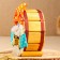 Wooden piggy bank "Brown Kuzma", mix