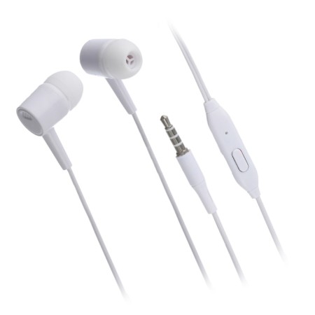 Hopower GPHP02 headphones, wired, vacuum, microphone, 1.2 m, white-1