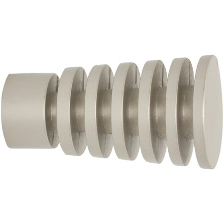 Top "Carved cone", d = 20 cm, color steel
