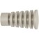 Top "Carved cone", d = 20 cm, color steel