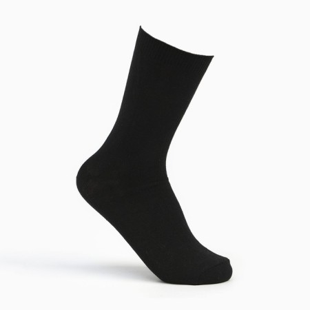 Male socks, black color, size 25