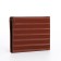 Male purse without fastening, for bills, for cards, brown color