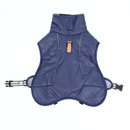 Popon for large dogs, membrane fabric, size 2xl (DS 43, Osh 46, OG 62-68 cm), blue-8