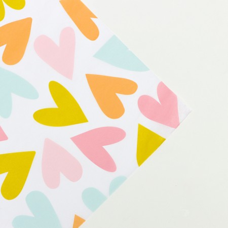 Package Paper "with love", 50 cm x 70 cm, 17 grams-3