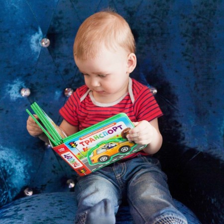 Book with soft puzzles EVA "Transport", 12 p.-6
