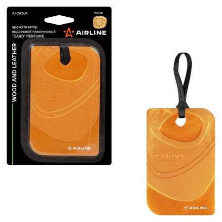 Ароматизатор подвесной пластик «Card» Perfume Wood and leather AFCA304