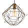 Lamp Bayerlux 669915/1 E27 40W gold 21x21x121 cm