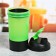Sports shaker with a bowl for protein, green, 500 ml