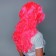 Carnival wig with two tails, 120 g