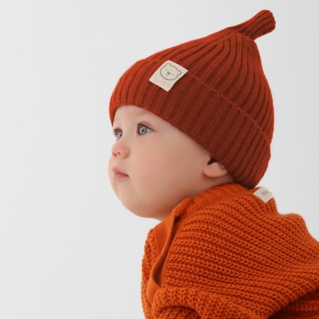 Hat crumb I, p. 46-48cm, 1-2 years old, brown-3