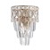 Bra "Landria" E14 40W gold 32x20x20cm