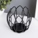 Summary for 1 candle metal d = 5 cm "flower of magnolia" black 10.5x10.5x9 cm