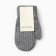 Baby mittens minku, dark gray color, 18 cm