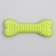 Chewing toy plow "Bone for massage", 11 x 4 x 2 cm, salad