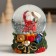 Souvenir Light Polystone Water Ball "Santa Claus with a bag on the shoulder" 7x8x9 cm