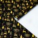 Glossy packaging paper "Deer in gold", 1 sheet, 70 x 100 cm