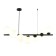 Suspended chandelier jagna g9