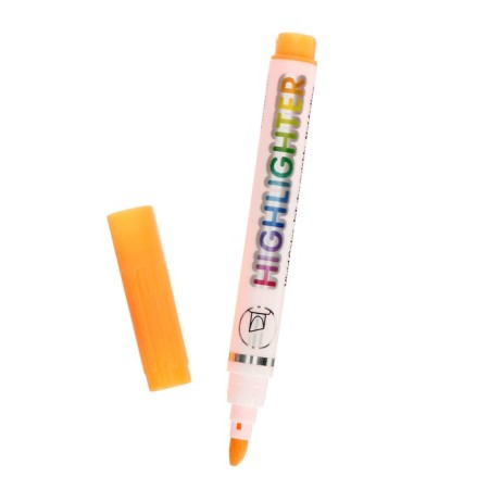 The marker textbook, the tip of the beveled, 4 mm, orange-1