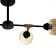 Svetogor chandelier "Form" 4x60W E27 Black 81x49x39cm