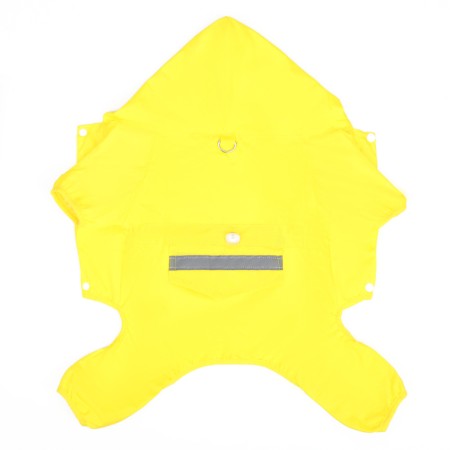 Combiason for dogs, demi -season with a lining, size L (DS 32, OG 48 cm), yellow-10