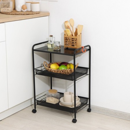 Roadfly 33KS, 3 tiers, 45 × 30 × 65 cm, black color-2