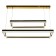 Lamp "Coruna" LED 320W 3000-6000K gold 80x40x15cm Bayerlux