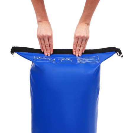 Yugana Germushka, PVC, waterproof 40 liters, two belts, blue-11