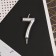 Candle for the cake, the number "7", silver.