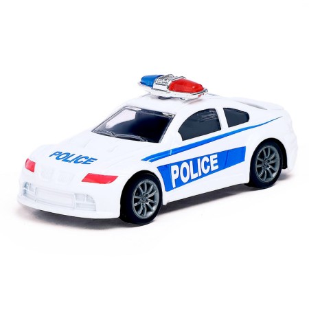 Metal “Police” machine, 1:50 scale, inertia, mix-4