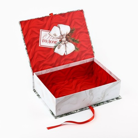 Box - Kniga "Magic in the New Year", 27 x 19.5 x 8 cm, New Year-1