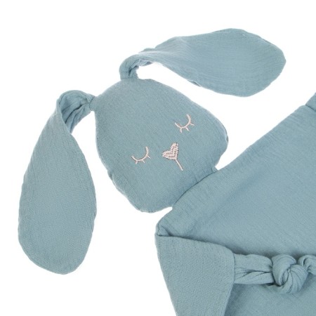 Toy - comfort "bunny", rattle, blue color, mum & baby-3