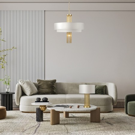 Suspension lamp Maytoni Mod151PL-05G, 5XE14, 40W, 68x68 cm, Color Gold-1