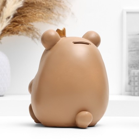 Копилка "Мишутка в короне" 14,5х14х17см-2