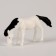 Miniature Puppet "Horse", set 2 pcs., Size 1 pc. - 4.5 × 2.5 × 1 cm, white color