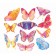 Thermalrotransfer "Watercolor butterflies", 19.5 × 21 cm, 11 designs