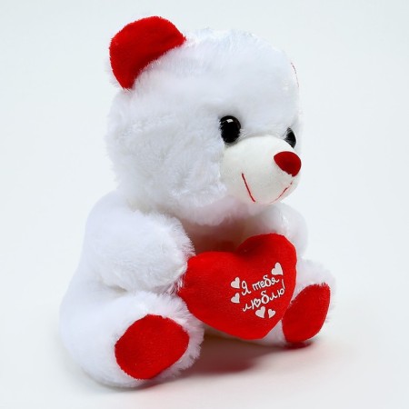 Soft toy "I love you", a bear with a heart, heart, 17 cm-2