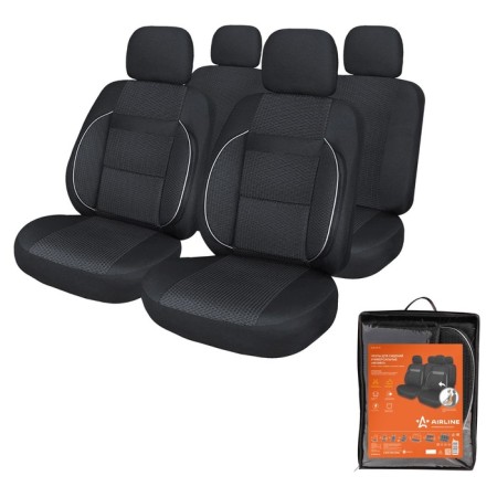 Covers for seats universal "Monro", 11 before., Raun. Comfort, Jacquard, Chern.-1