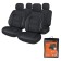 Covers for seats universal "Monro", 11 before., Raun. Comfort, Jacquard, Chern.