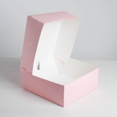 Gift folding box, packaging, "unicorn", 25 x 25 x 10 cm-3