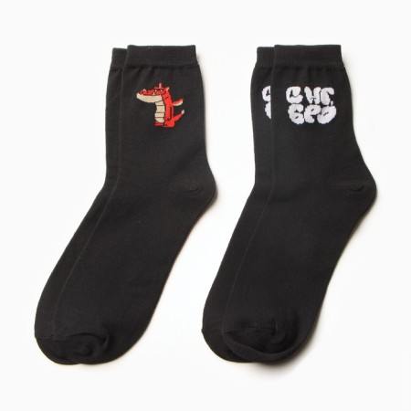A set of men's socks KAFTAN "with NG BRO" p. 41-44 (27-29 cm), 2 pairs-1