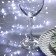 Garland "Mishura" 2 m Rosa, IP20, silver thread, 200 LED, white glow, 12 V