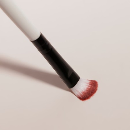 Makeup brush, 13 (± 1) cm, white/black color-4