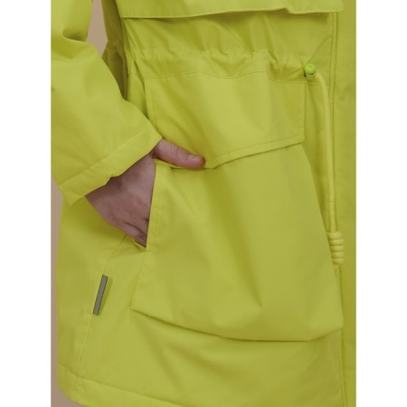Vetrovka for girls, height 128 cm, lime color-1