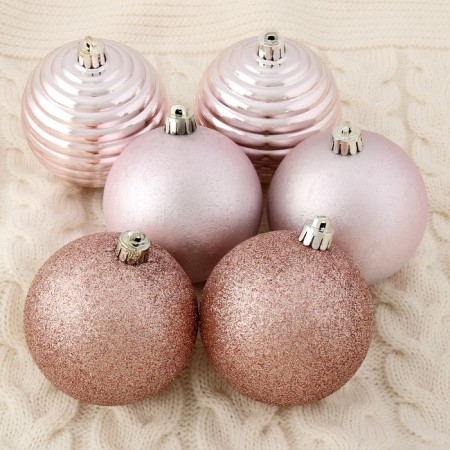 Set of balls plastic D-8 cm, 6 pcs "Empire Brill"