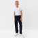 Pants for the boy Minaku: School Collection, dark blue color, height 140 cm