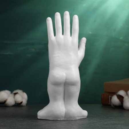 Figure "Handbird" White, 24cm-1