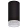 Lamp wall-flowing spot OL40 BK/CL MR16 GU10 IP20 black, transparent