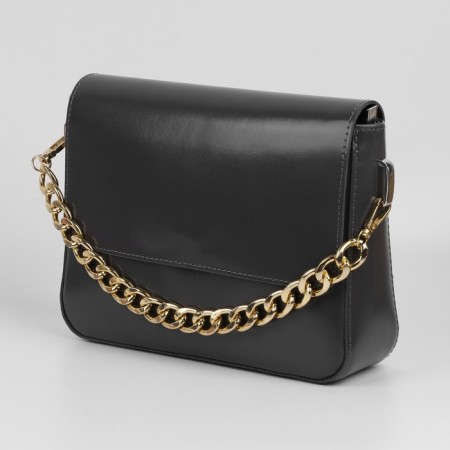 A chain for a bag, with carbines, iron, 22 × 16 mm, 30 cm, gold color-2